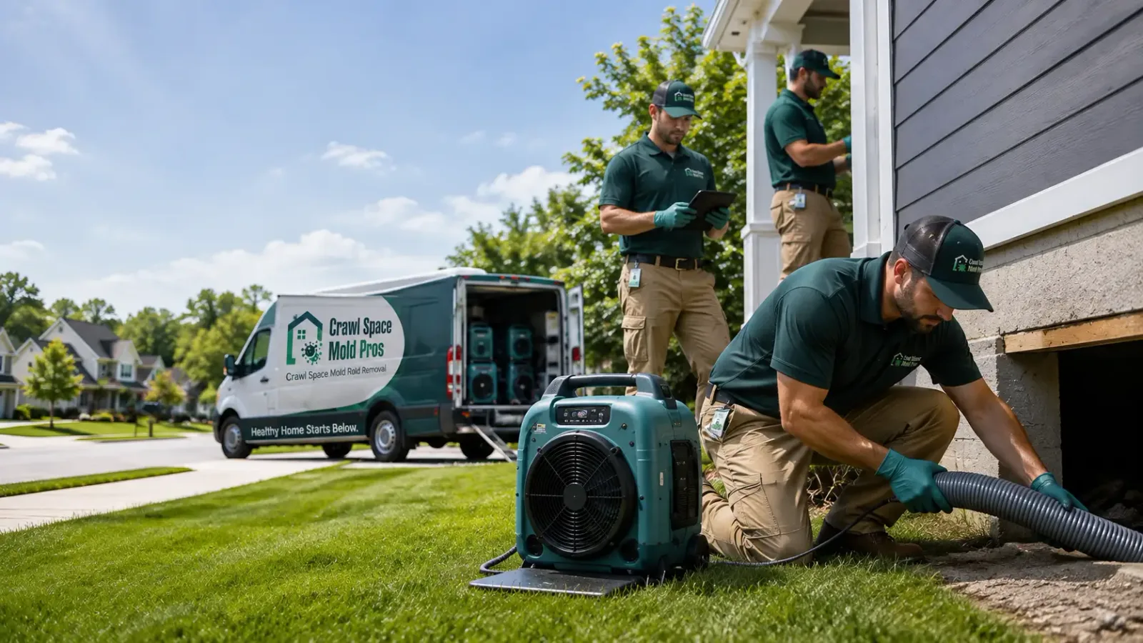 Crawl Space Mold Removal in Alamo, CA